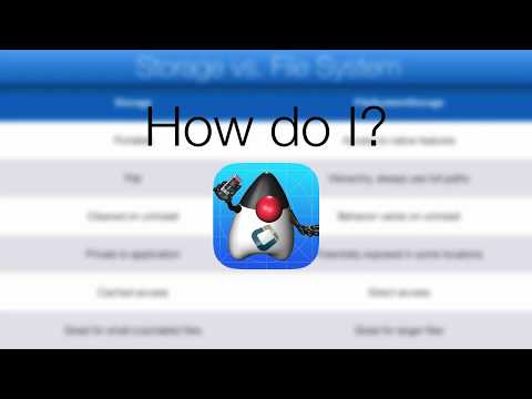 USE STORAGE, FILE SYSTEM AND SQL